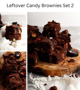 Leftover Candy Brownies Set 2