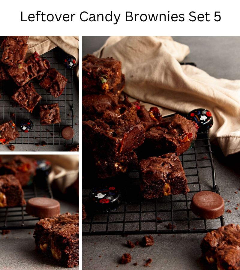 Leftover Candy Brownies Set 5