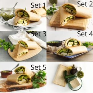 Grilled Tofu and Zucchini Wrap - Set 5