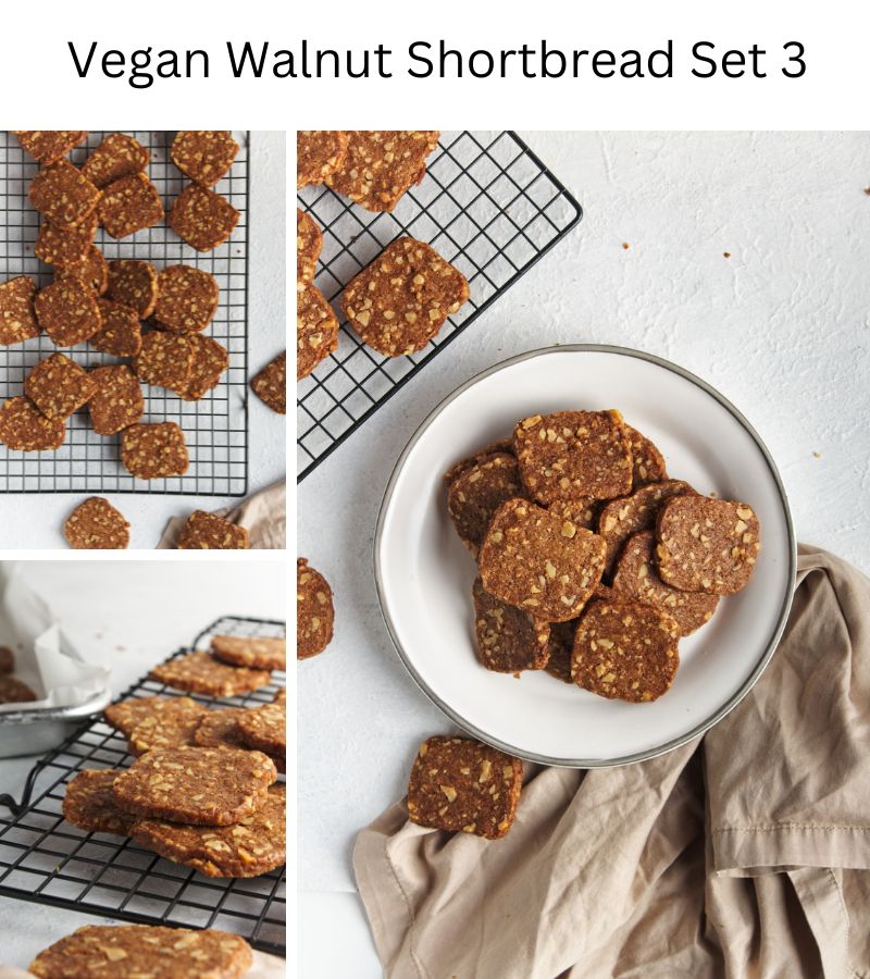 Vegan Walnut Shortbread - Set 3