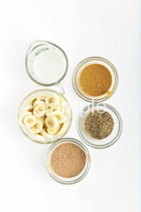 Chocolate Peanut Butter Banana Smoothie Bowl - Set 1