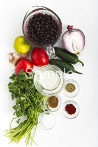 Spicy Black Bean Salsa - Set 5