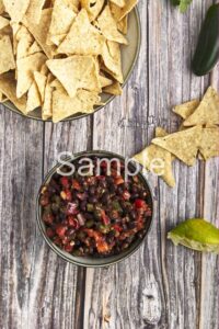 Spicy Black Bean Salsa - Set 5