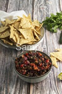 Spicy Black Bean Salsa - Set 5