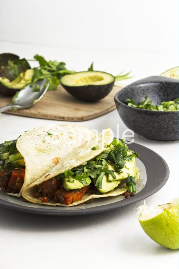 Sweet Potato Lentil Tacos - Set 4