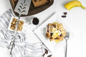 Vegan Baked Banana Pancakes - Set 5