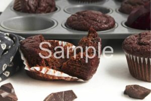 Vegan Chocolate Beet Muffins - Set 4