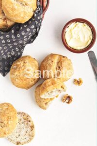 Crusty Walnut Rolls/Loaves - Set 4