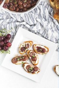 Roasted Grape Crostini - Set 1