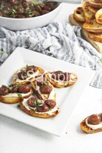 Roasted Grape Crostini - Set 1