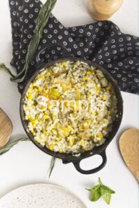 Sweet Corn and Leek Risotto - Set 5