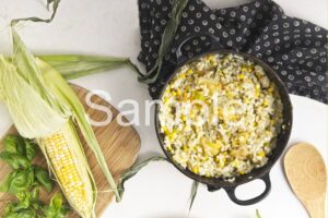 Sweet Corn and Leek Risotto - Set 5