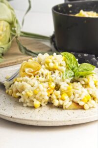 Sweet Corn and Leek Risotto - Set 5