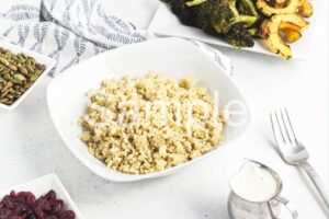 Roasted Broccoli and Delicata Quinoa Bowl - Set 1