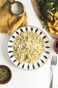 Roasted Broccoli and Delicata Quinoa Bowl - Set 4