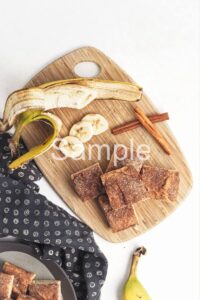 Vegan Banana Snickerdoodle Bars - Set 4