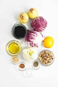 Radicchio Salad with Caramelized Pears - Set 3