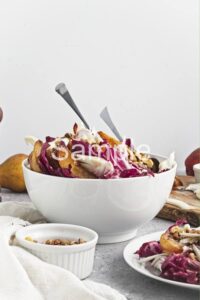 Radicchio Salad with Caramelized Pears - Set 2