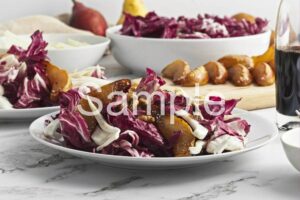 Radicchio Salad with Caramelized Pears - Set 3