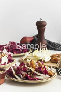 Radicchio Salad with Caramelized Pears - Set 4
