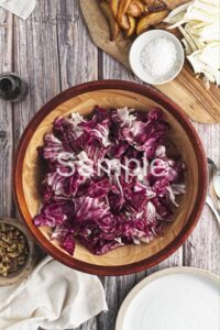 Radicchio Salad with Caramelized Pears - Set 5