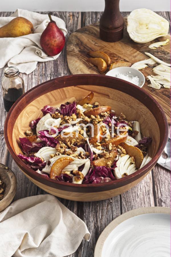 Radicchio Salad with Caramelized Pears - Set 5