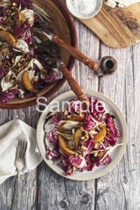 Radicchio Salad with Caramelized Pears - Set 5