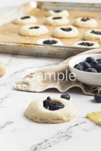 Vegan Blueberry Lemon Thumbprints - Set 2
