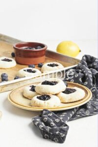 Vegan Blueberry Lemon Thumbprints - Set 3