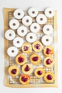 Vegan Linzer Cookies - Set 4