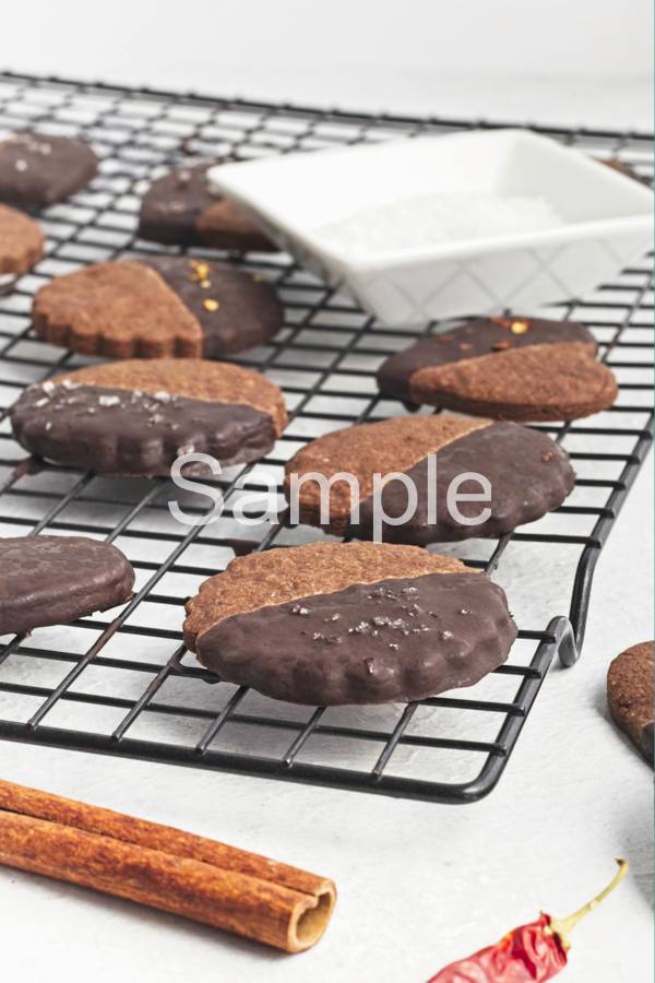 Spiced Vegan Chocolate Cookies - Set 2
