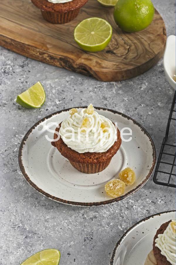 Vegan Ginger Lime Cupcakes - Set 1