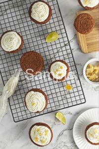 Vegan Ginger Lime Cupcakes - Set 3