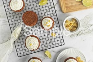 Vegan Ginger Lime Cupcakes - Set 3