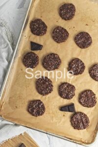 Vegan No Bake Cookies - Set 4