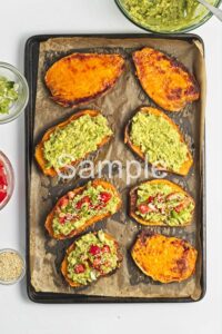 Sweet Potato Avocado Toasts - Set 5