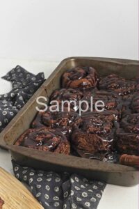 Vegan Chocolate Cinnamon Rolls - Set 4