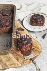 Vegan Chocolate Cinnamon Rolls - Set 5