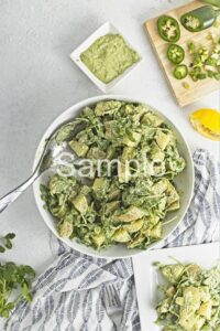 Potato Salad with Green Tahini Dressing - Set 1