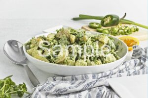 Potato Salad with Green Tahini Dressing - Set 1