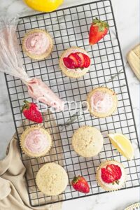 Strawberry Lemonade Cupcakes - Set 2