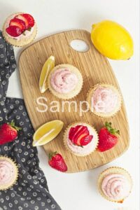 Strawberry Lemonade Cupcakes - Set 4