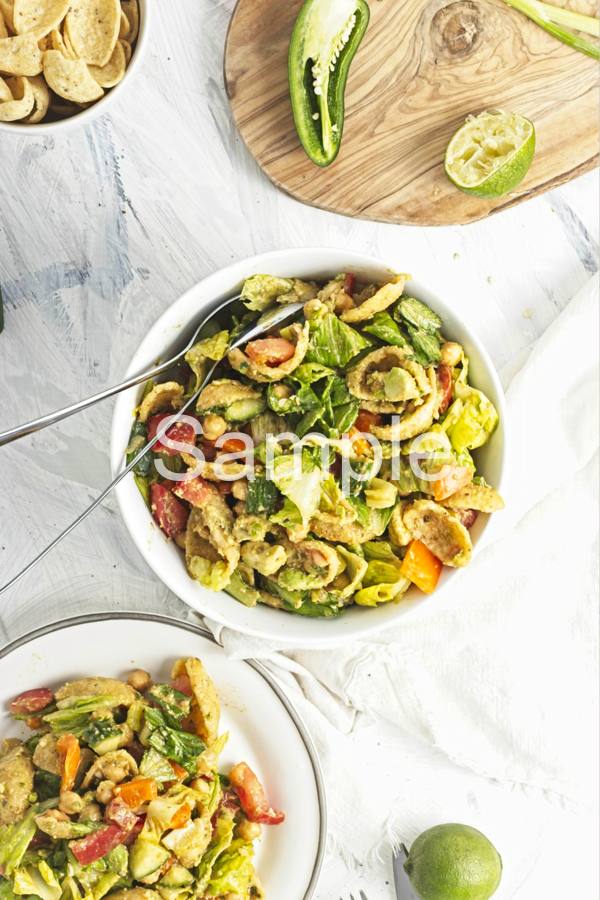 Vegan Taco Salad - set 4