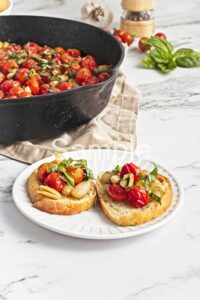 Roasted Tomato and White Bean Crostini - Set 2