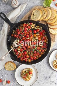 Roasted Tomato and White Bean Crostini - Set 5