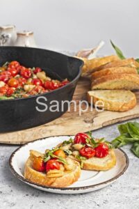 Roasted Tomato and White Bean Crostini - Set 5