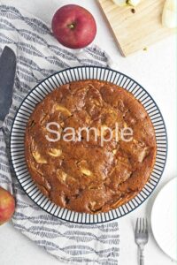 Vegan Apple Ginger Cake - Set 1