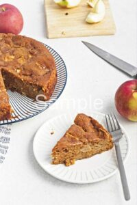 Vegan Apple Ginger Cake - Set 1