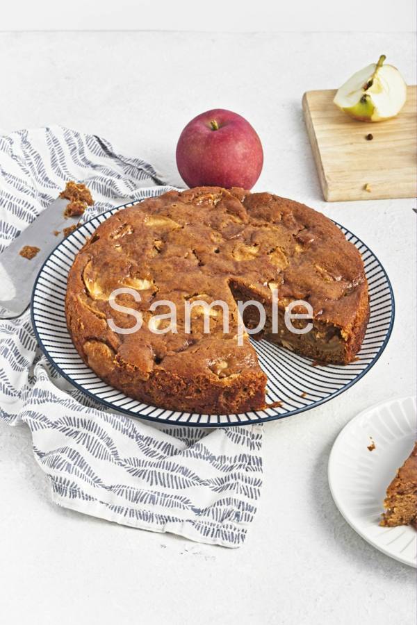 Vegan Apple Ginger Cake - Set 1