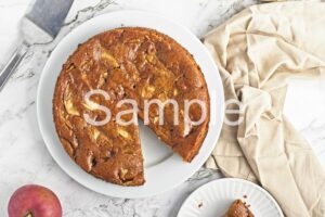 Vegan Apple Ginger Cake - Set 2